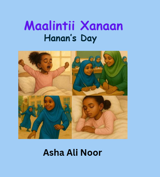 cover of Hanan's Day bilingual Somali -English book